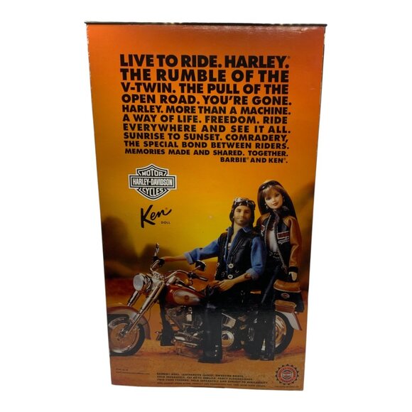 Harley-Davison 1999 Mattel Biker Ken Collector Edition Vintage Doll - Picture 4 of 9
